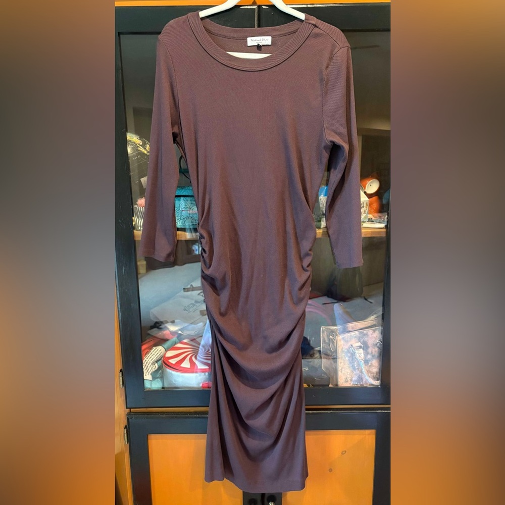 Michael Stars Brown Midi Dress XL